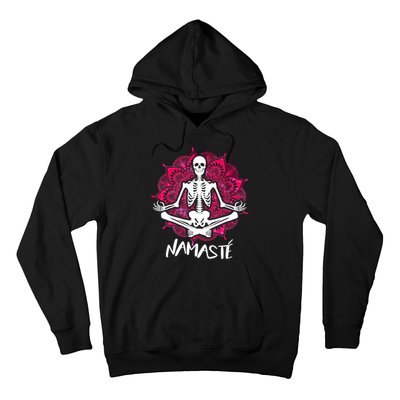 Halloween Namaste Skeleton Hoodie