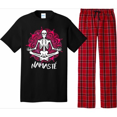 Halloween Namaste Skeleton Pajama Set