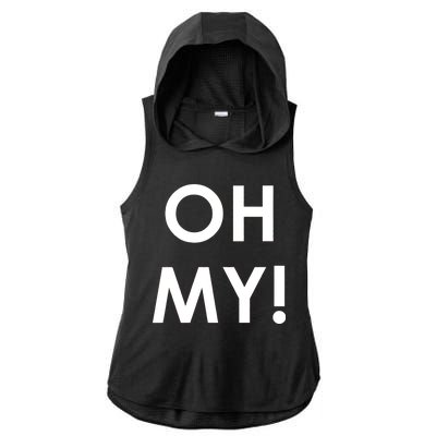 Halloween Oh My! Costume Ladies PosiCharge Tri-Blend Wicking Draft Hoodie Tank