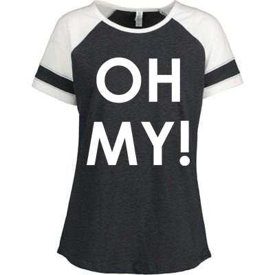 Halloween Oh My! Costume Enza Ladies Jersey Colorblock Tee