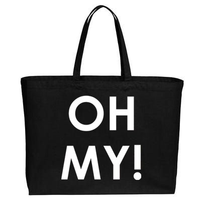 Halloween Oh My! Costume Cotton Canvas Jumbo Tote