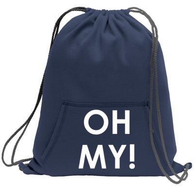 Halloween Oh My! Costume Sweatshirt Cinch Pack Bag