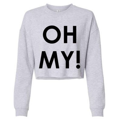 Halloween Oh My! Costume Cropped Pullover Crew