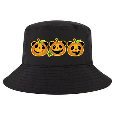 Halloween Panda Pumpkins Cool Comfort Performance Bucket Hat