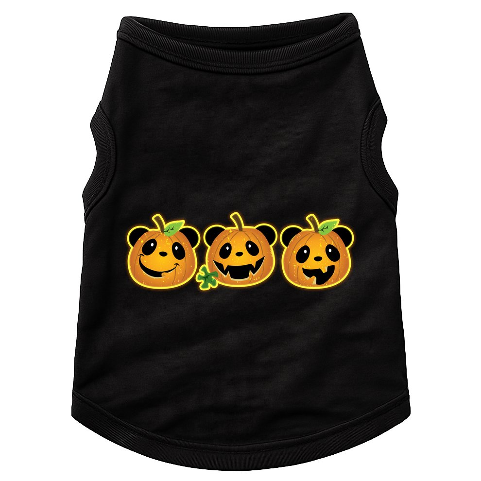 Halloween Panda Pumpkins Doggie Tank