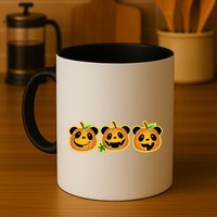 Halloween Panda Pumpkins Mug