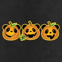 Halloween Panda Pumpkins 11oz C Handle Ceramic Mug