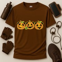 Halloween Panda Pumpkins Cooling Performance Crew T-Shirt