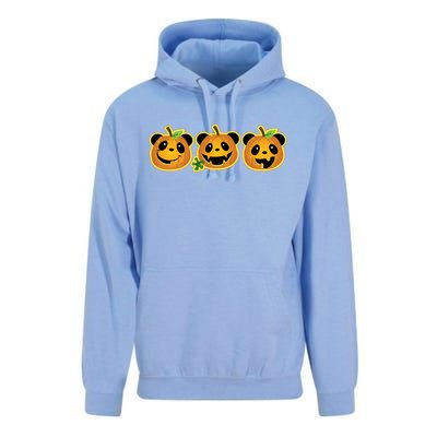 Halloween Panda Pumpkins Unisex Surf Hoodie