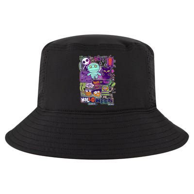 Halloween Party Doodles Cool Comfort Performance Bucket Hat