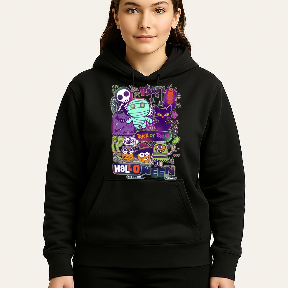 Halloween Party Doodles Hoodie