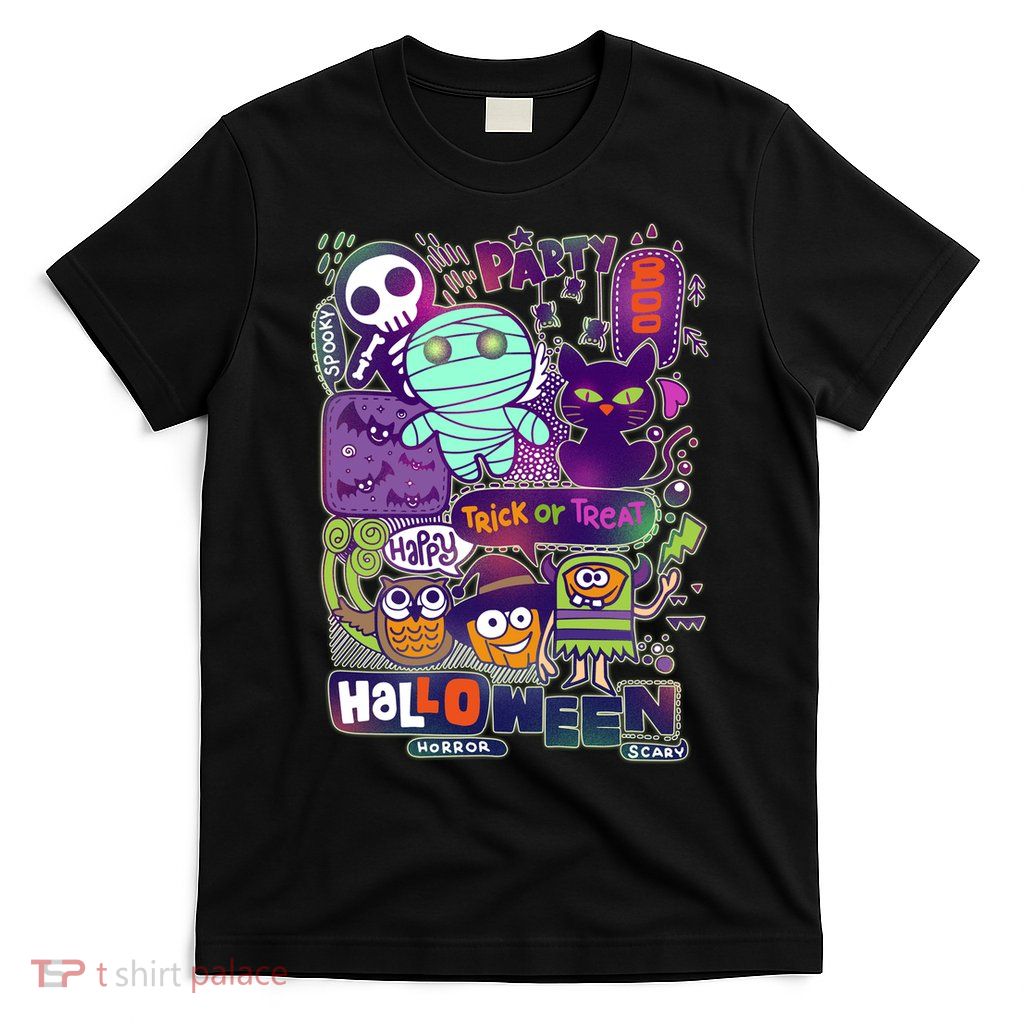 Halloween Party Doodles T-Shirt