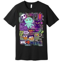 Halloween Party Doodles Premium T-Shirt