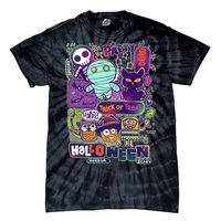 Halloween Party Doodles Tie-Dye T-Shirt