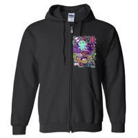 Halloween Party Doodles Full Zip Hoodie