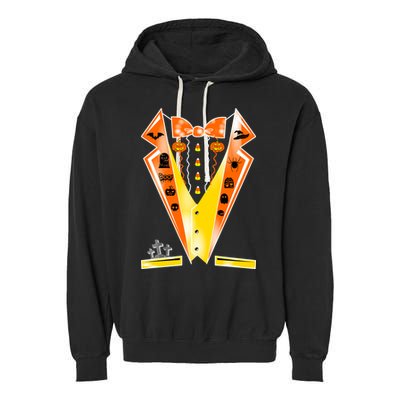 Halloween Party Tuxedo Tux Garment-Dyed Fleece Hoodie