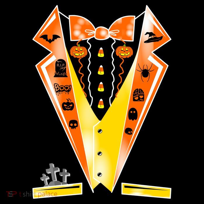 Halloween Party Tuxedo Tux Performance Shirt