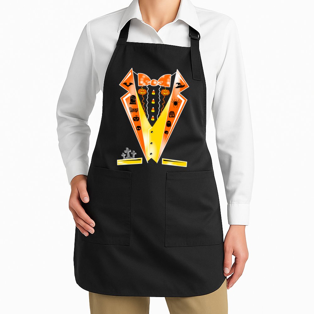 Halloween Party Tuxedo Tux Apron