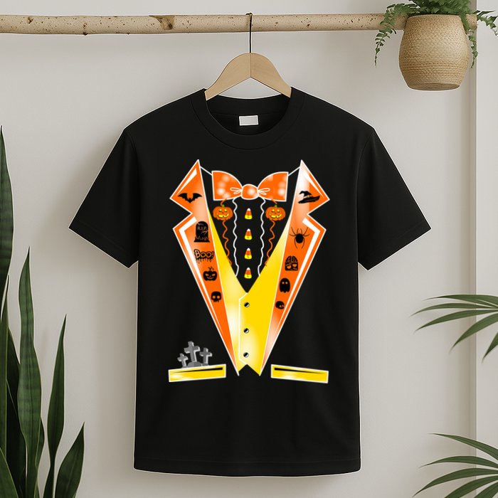 Halloween Party Tuxedo Tux T-Shirt