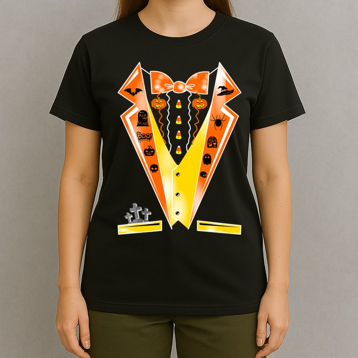 Halloween Party Tuxedo Tux T-Shirt