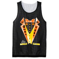 Halloween Party Tuxedo Tux Mesh Reversible Basketball Jersey Tank
