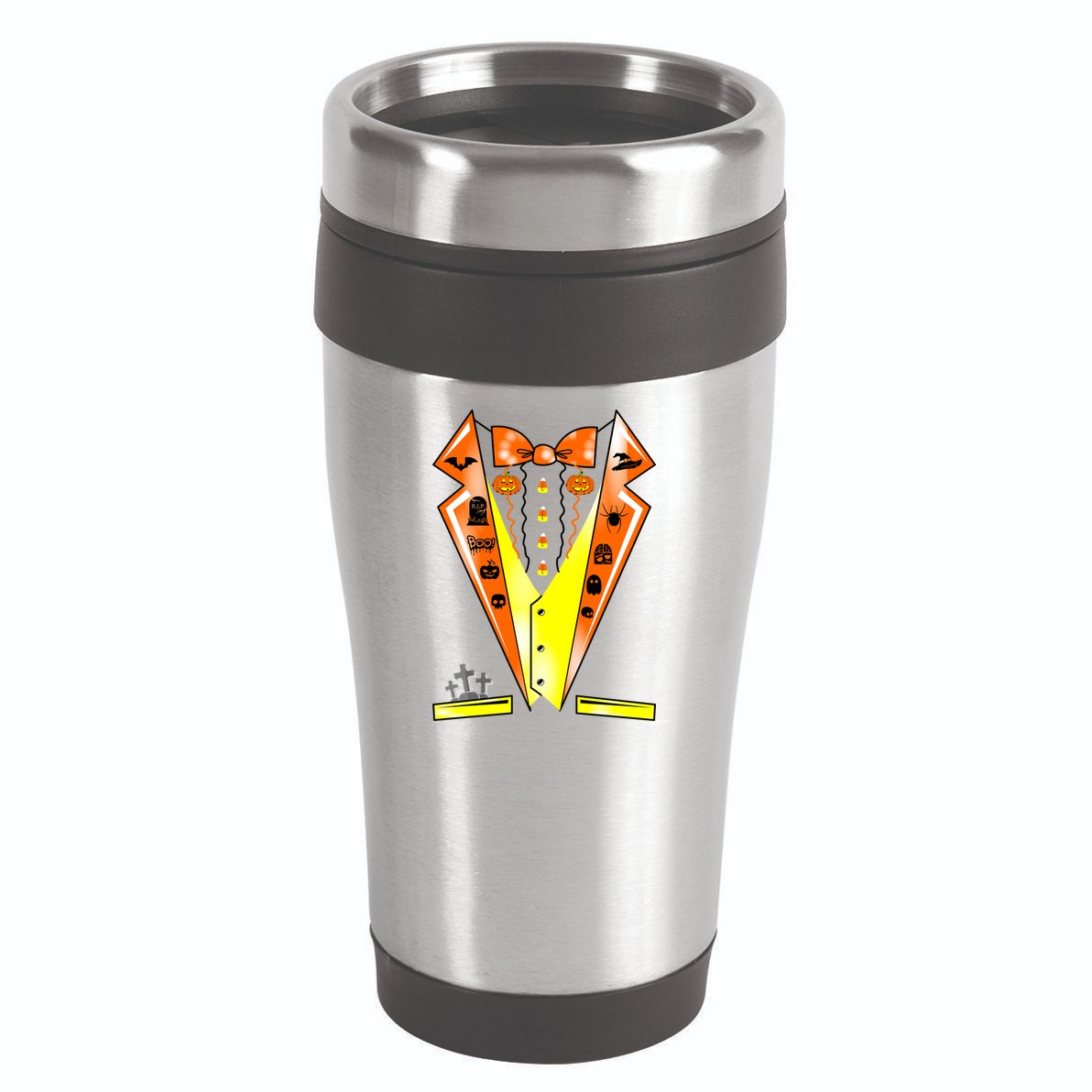 Halloween Party Tuxedo Tux 16oz Travel Tumbler