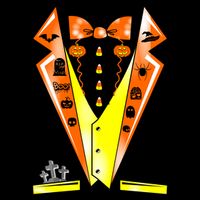 Halloween Party Tuxedo Tux 16oz Travel Tumbler