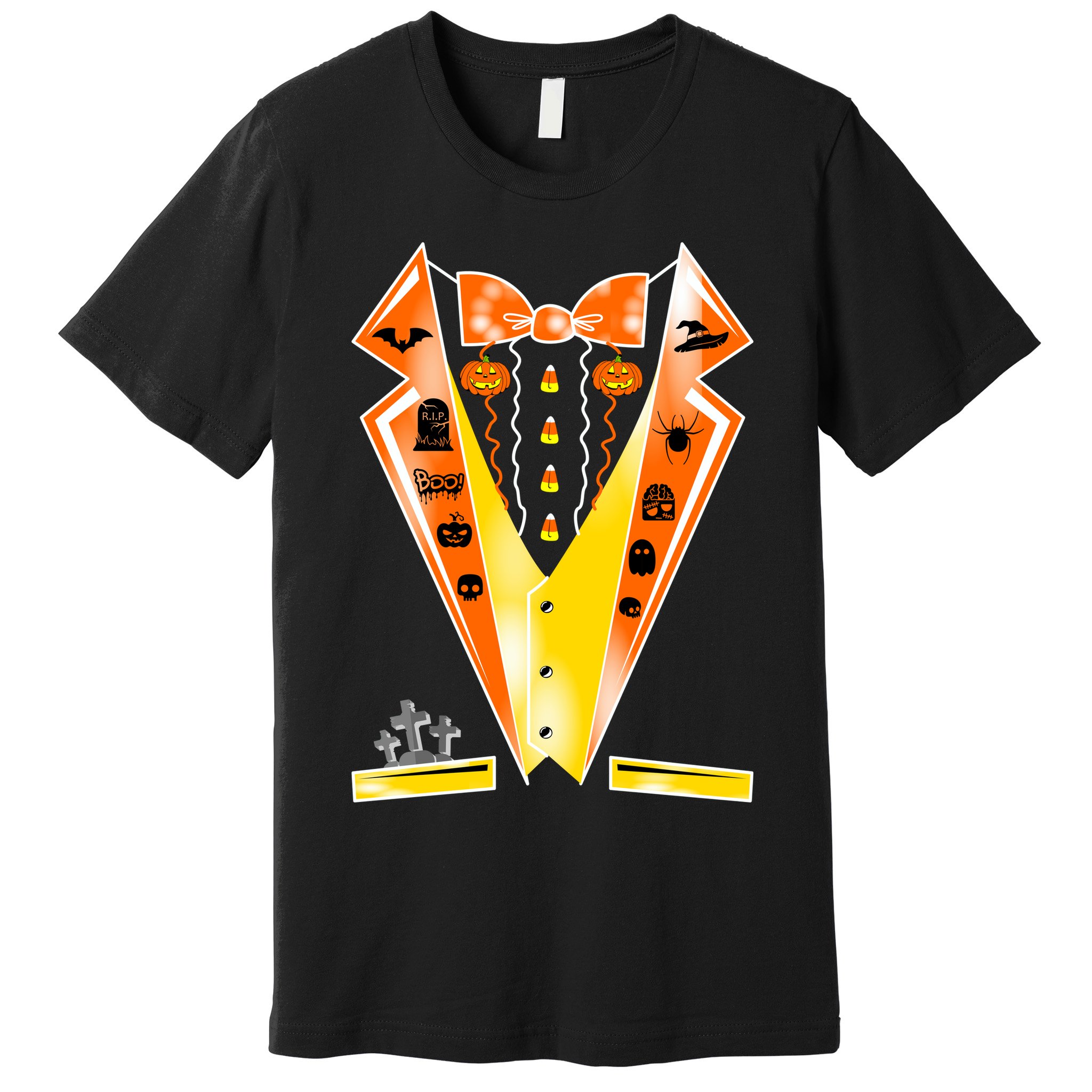 Halloween Party Tuxedo Tux Premium T-Shirt