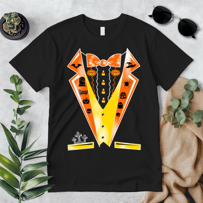 Halloween Party Tuxedo Tux Premium T-Shirt