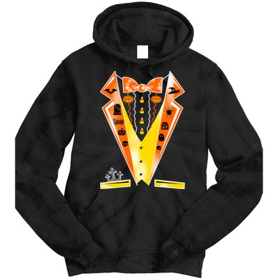 Halloween Party Tuxedo Tux Tie Dye Hoodie