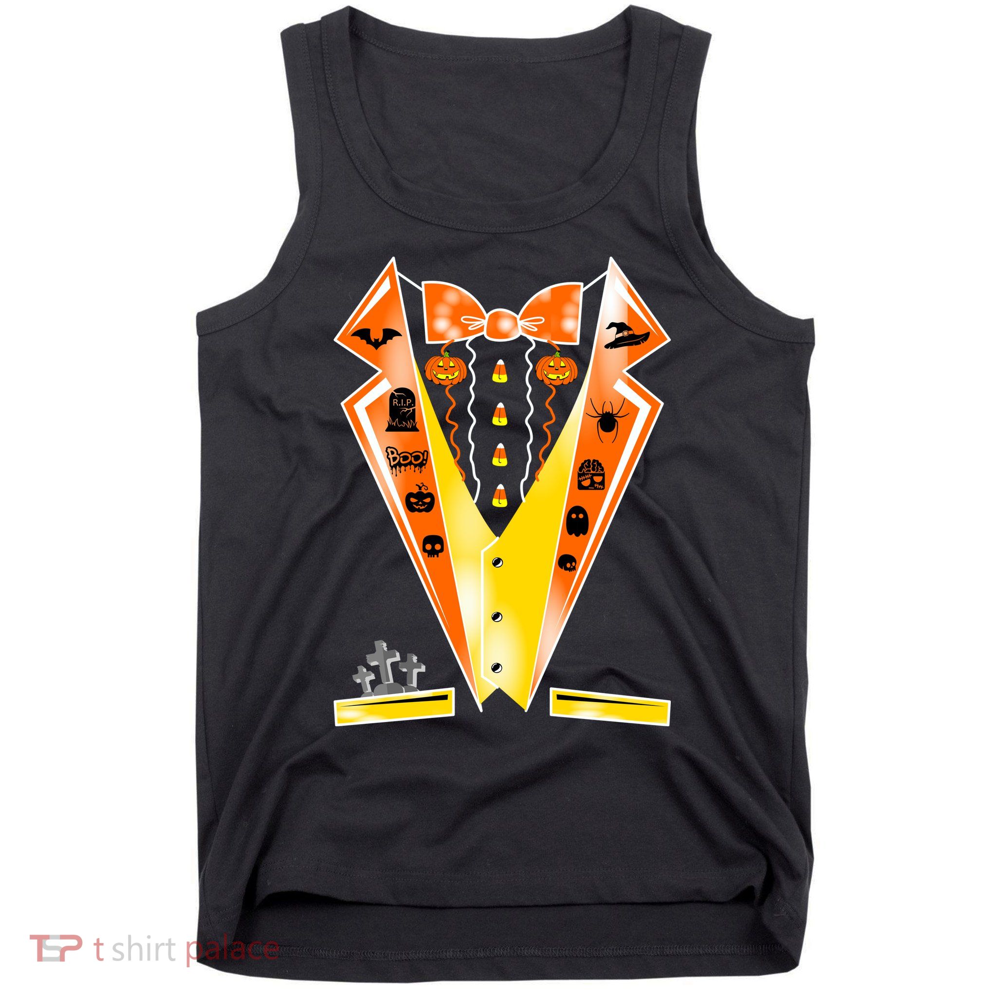 Halloween Party Tuxedo Tux Tank Top
