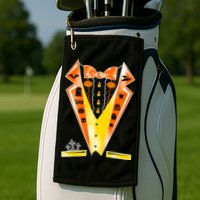Halloween Party Tuxedo Tux Golf Towel