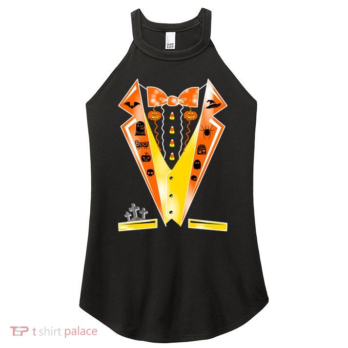 Halloween Party Tuxedo Tux Women's Perfect Tri Rocker Tank