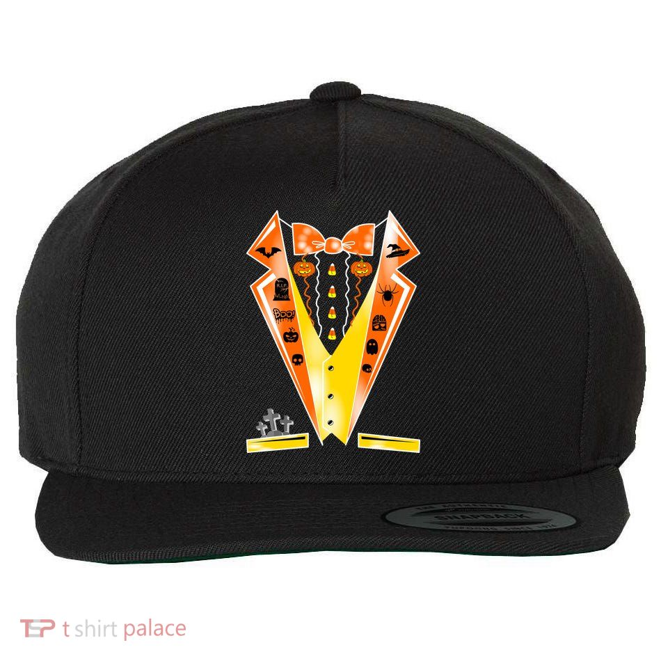 Halloween Party Tuxedo Tux Wool Snapback Cap