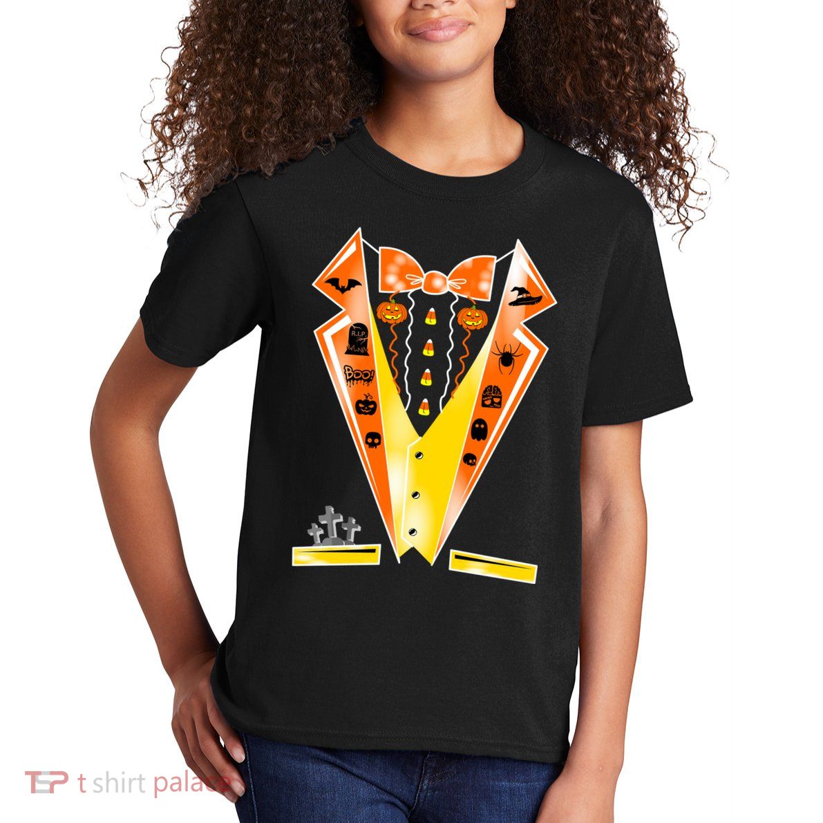 Halloween Party Tuxedo Tux Kids T-Shirt