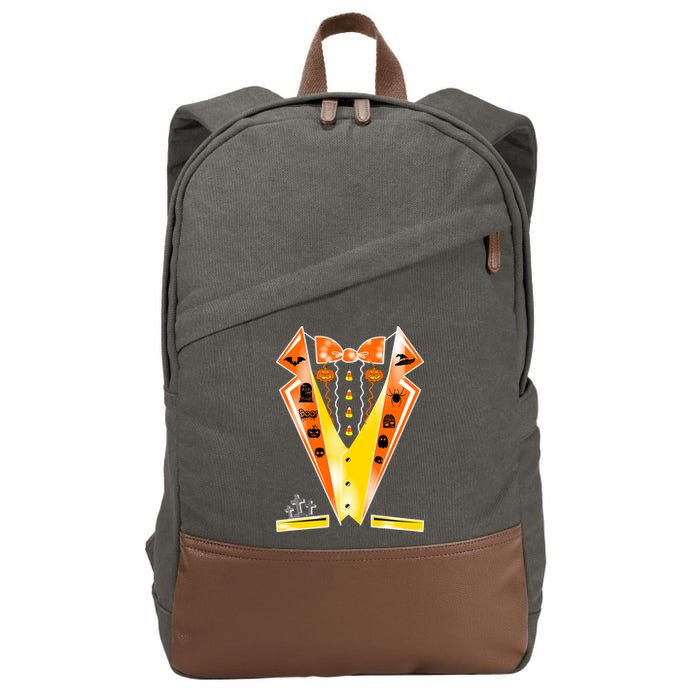 Halloween Party Tuxedo Tux Cotton Canvas Backpack