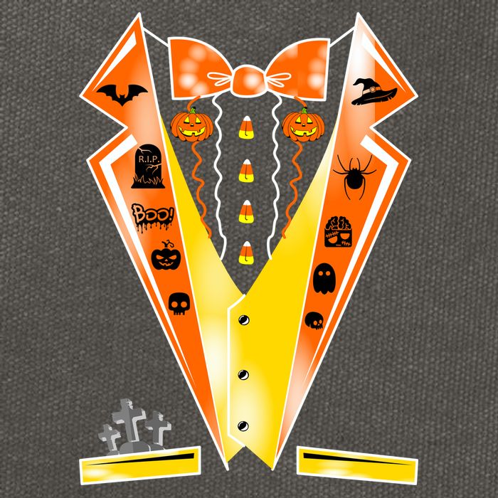 Halloween Party Tuxedo Tux Cotton Canvas Backpack