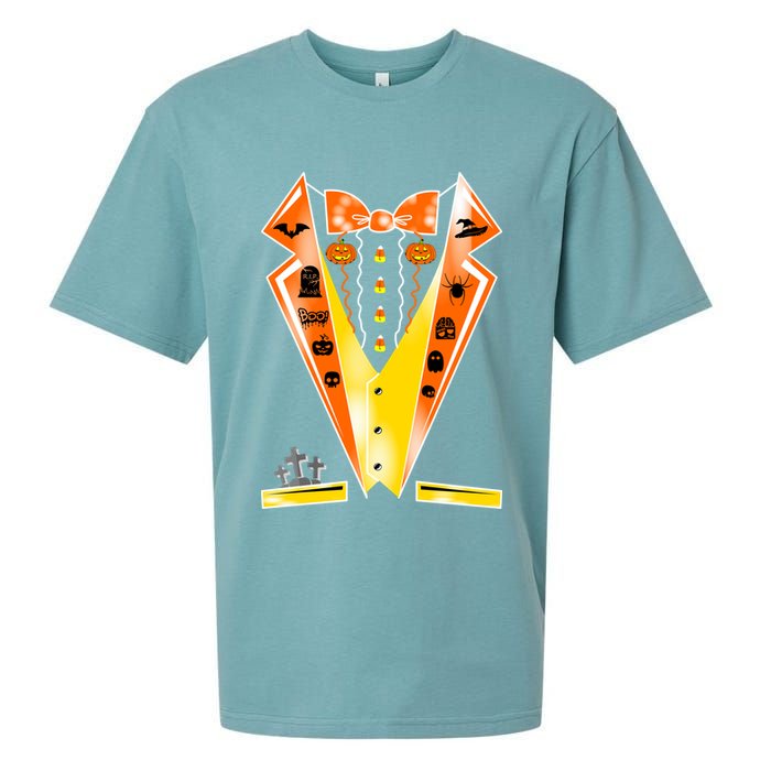 Halloween Party Tuxedo Tux Sueded Cloud Jersey T-Shirt