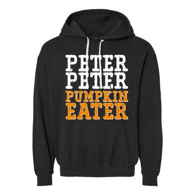Halloween Peter Peter Pumpkin Eater Garment-Dyed Fleece Hoodie