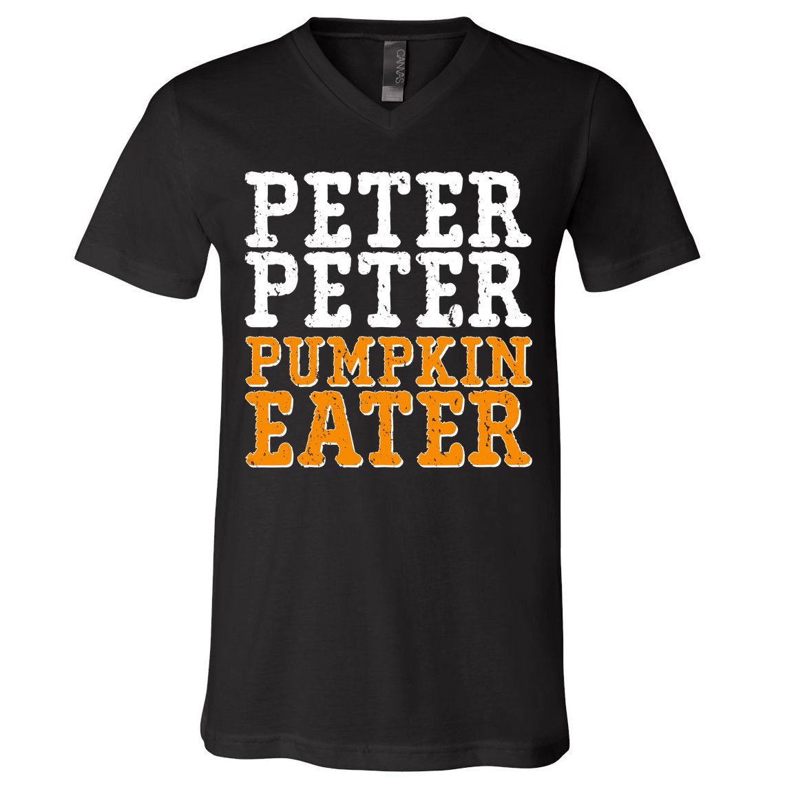 Halloween Peter Peter Pumpkin Eater V-Neck T-Shirt