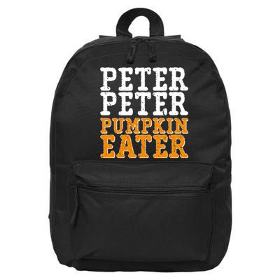 Halloween Peter Peter Pumpkin Eater 16 in Basic Backpack