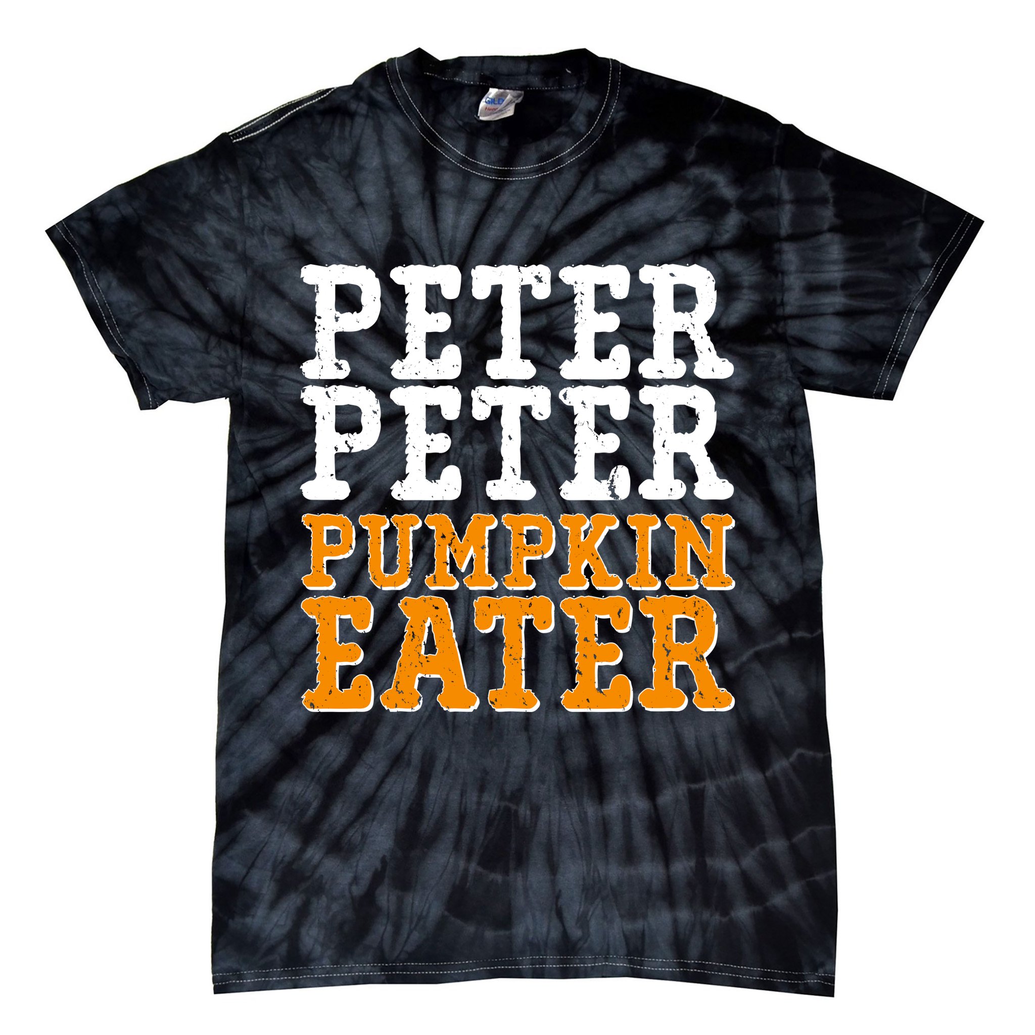 Halloween Peter Peter Pumpkin Eater Tie-Dye T-Shirt