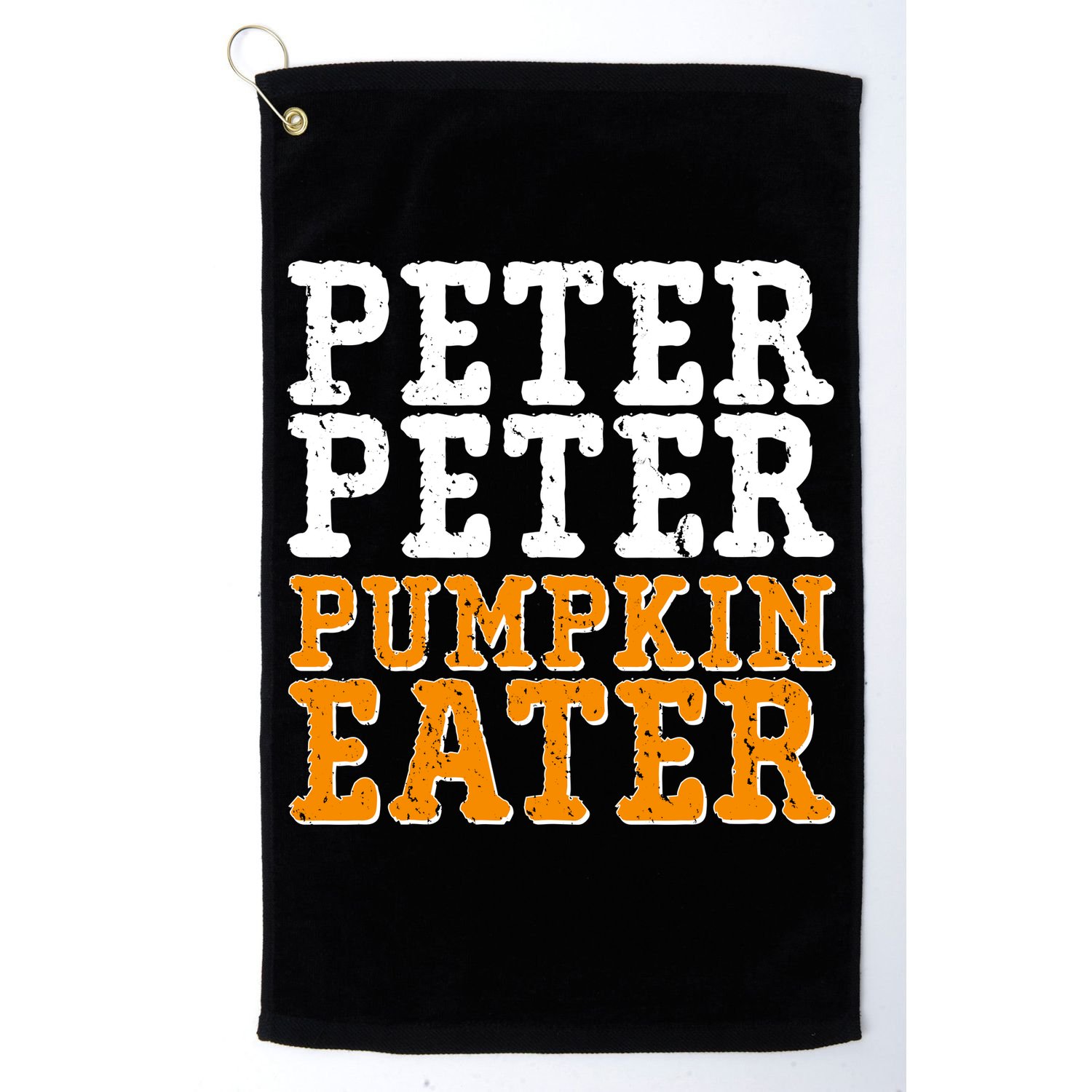 Halloween Peter Peter Pumpkin Eater Golf Towel