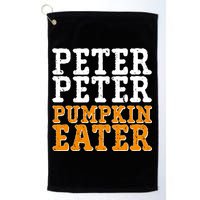 Halloween Peter Peter Pumpkin Eater Golf Towel