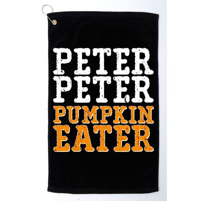 Halloween Peter Peter Pumpkin Eater Golf Towel