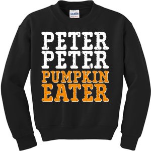 Halloween Peter Peter Pumpkin Eater Kids Sweatshirt