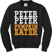 Halloween Peter Peter Pumpkin Eater Kids Sweatshirt