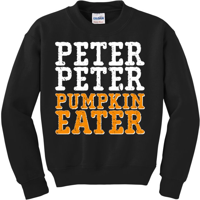 Halloween Peter Peter Pumpkin Eater Kids Sweatshirt