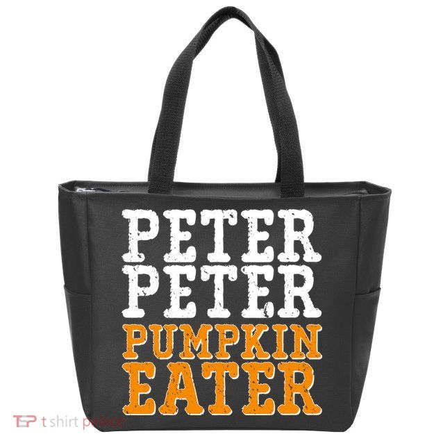 Halloween Peter Peter Pumpkin Eater Zip Tote Bag