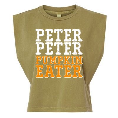Halloween Peter Peter Pumpkin Eater Garment-Dyed Women's Muscle Tee